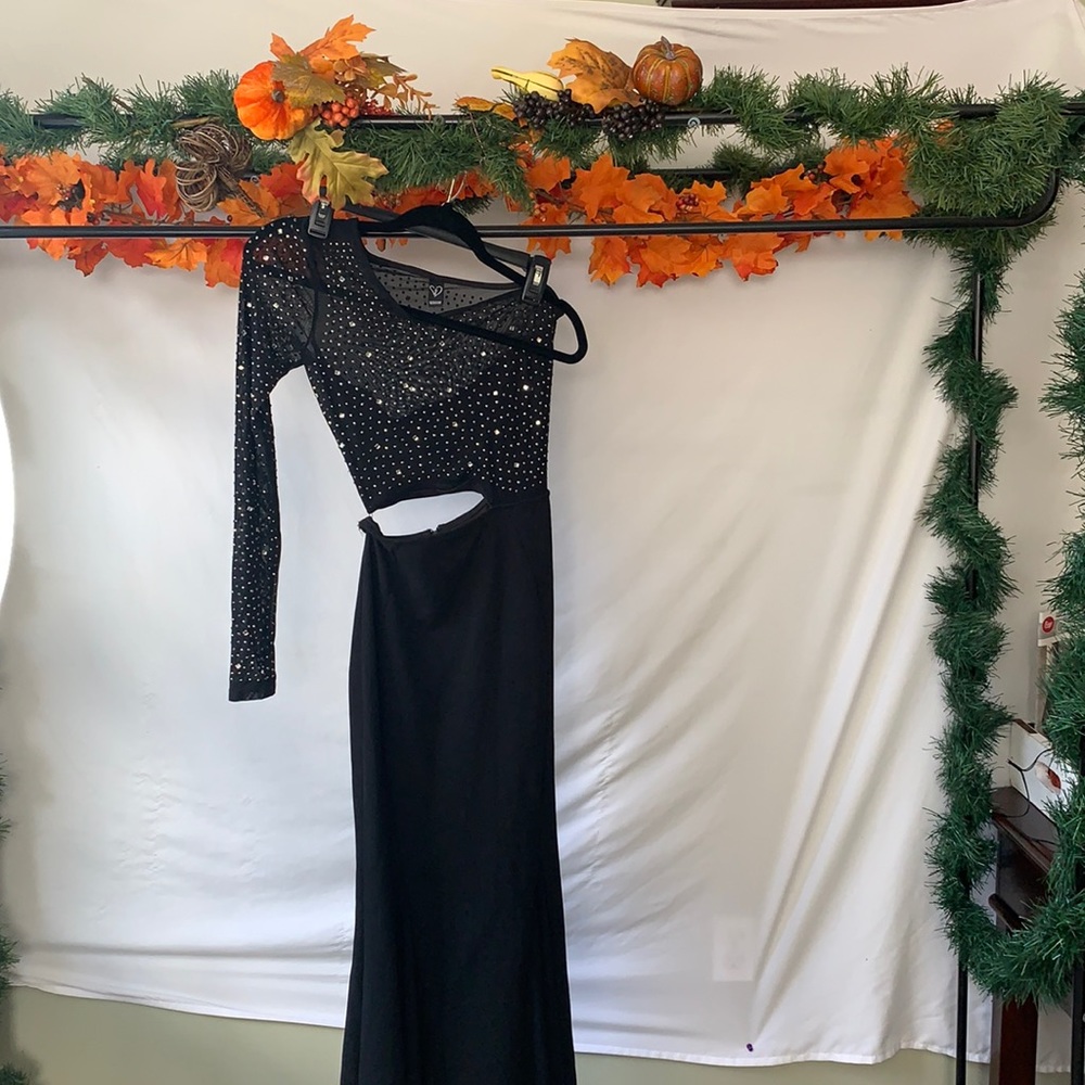Black with gems Windsor dress size small